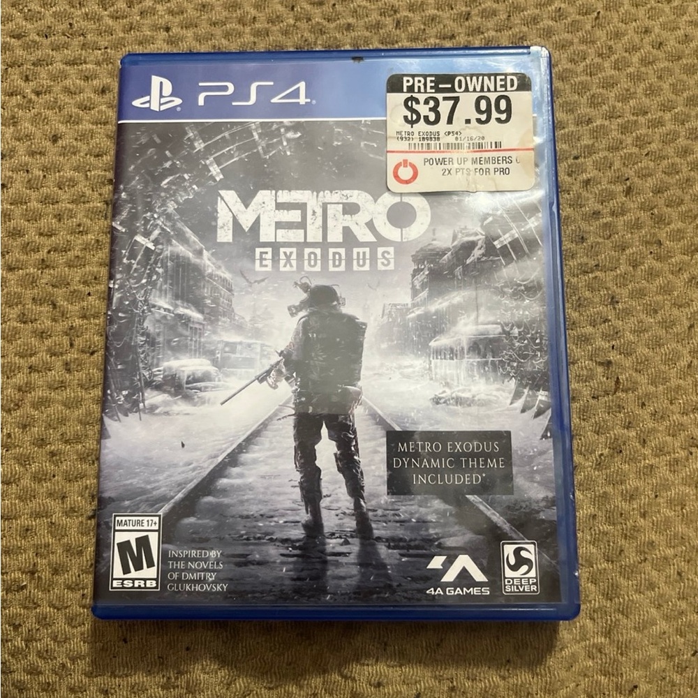 Metro Exodus PS4 Game